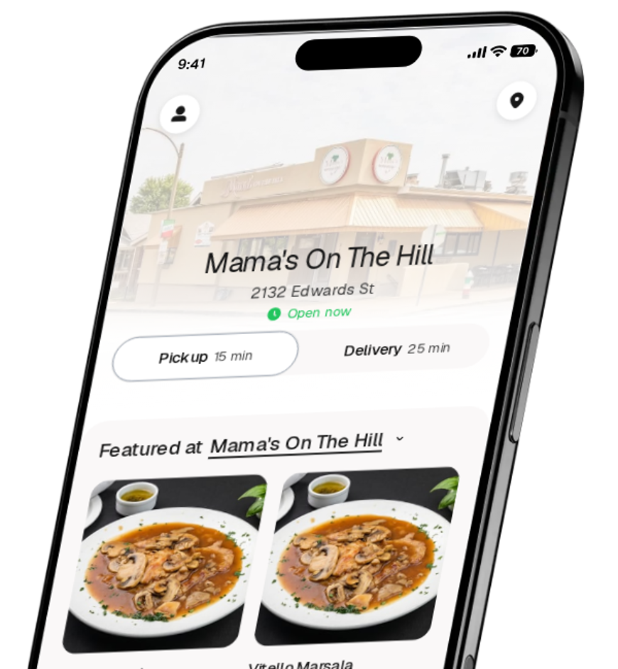 Mama's On The Hill app preview
